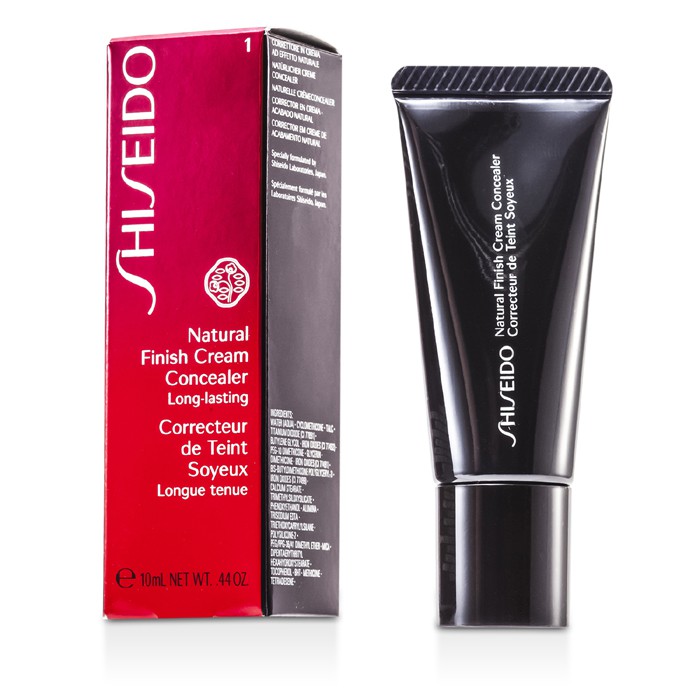 Кремовый консилер Shiseido Natural Finish, оттенок #4 Dark Fonce, 10 мл для идеального тона кожи