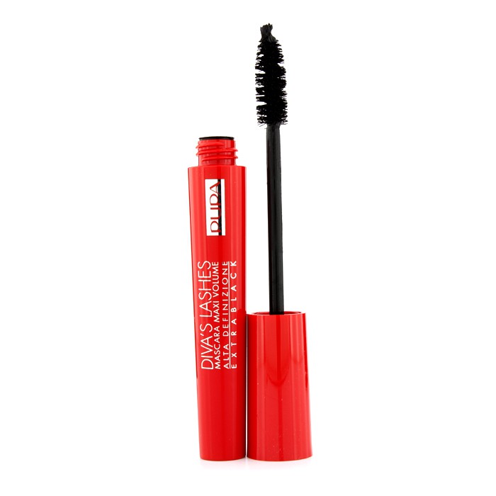 Тушь для ресниц Pupa Divas Lashes с эффектом объёма, цвет черный, 10 мл