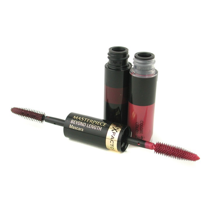 Двусторонняя тушь для ресниц Max Factor Masterpiece, 2x5.3 мл, с эффектом удлинения, оттенок 150 Burning Auburn