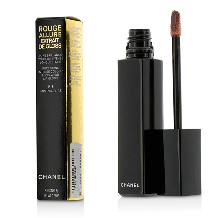 Chanel Rouge Allure Extrait De Gloss для губ, интенсивный цвет и сияние, 8 г