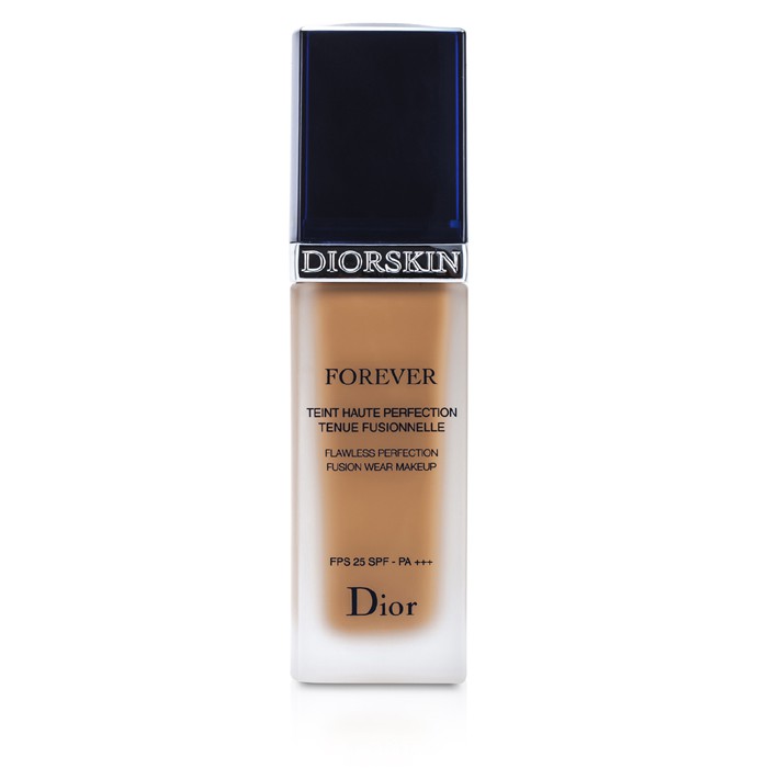 Тональная основа Christian Dior Diorskin Forever с SPF 25 для лица 30 мл, тон 040 Honey Beige, уход и защитa