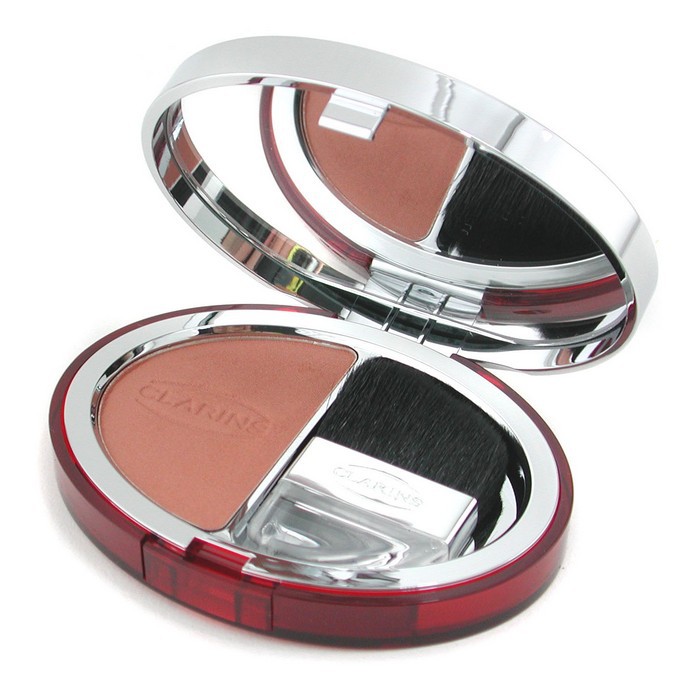 Румяна пудровые Clarins No. 30 Cinnamon с комплексом против загрязнений для лица, 5 г