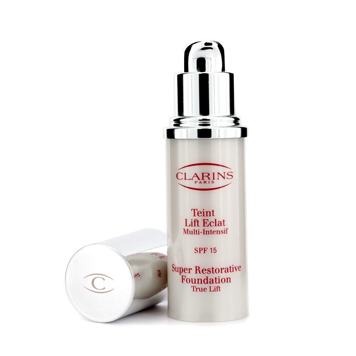 Кремовая основа с SPF 15 для лица Clarins Super Restorative 30 мл, антивозрастной эффект, выравнивание тона