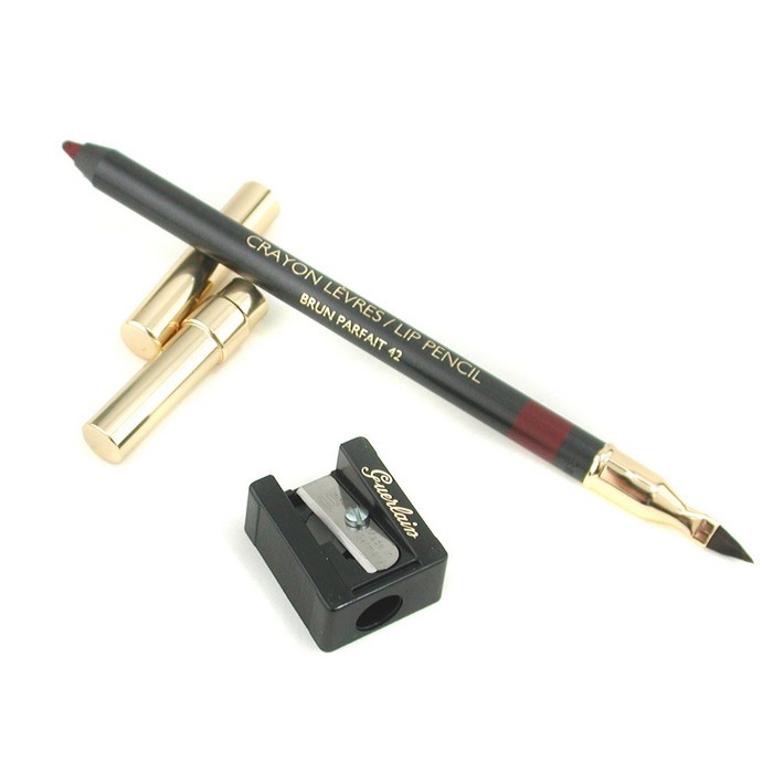 Карандаш для губ с кисточкой и точилкой Guerlain, оттенок 42 Brun Parfait, 1.2 г