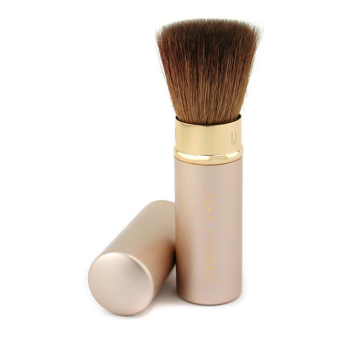 Щетка для макияжа Jane Iredale с козьим ворсом для пудровых текстур, складная, идеальна для путешествий