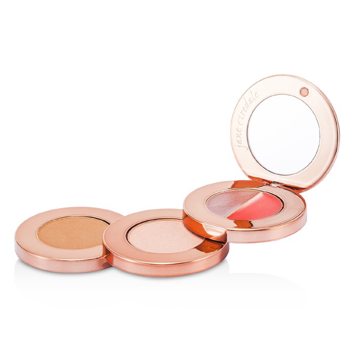 Косметическая палетка Jane Iredale с бронзовой пудрой и румянами, 8.4 г