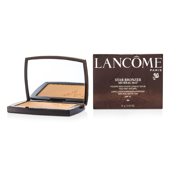 Пудра-бронзатор для лица Lancome с SPF 15, минеральная, матовая, 12 г