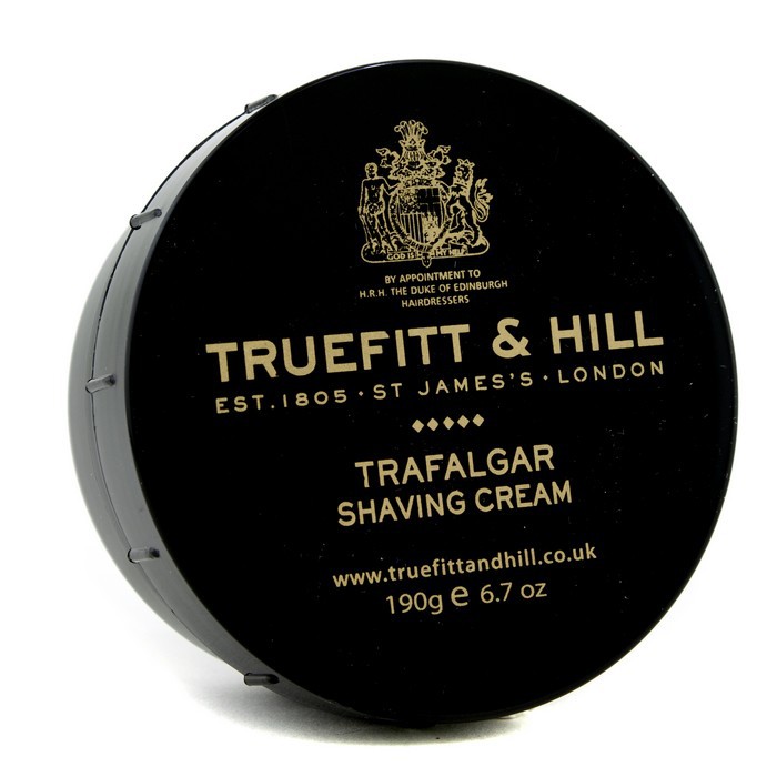 Крем для бритья Truefitt & Hill Trafalgar с глицерином 190 г для комфортного и бережного бритья