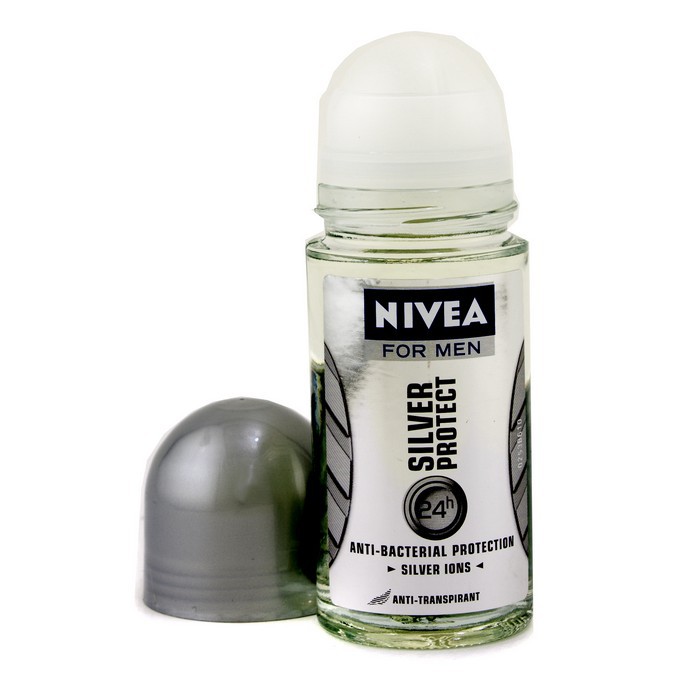 Дезодорант-ролик для мужчин Nivea с серебряными ионами, 50 мл, 24 часа защиты от запаха