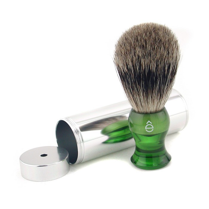 Мужская кисть для бритья Eshave с барсучьим мехом и контейнером для путешествий, 1 шт.