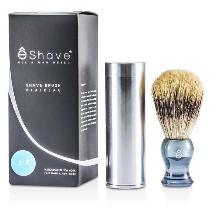 Путешествующая щётка для бритья Eshave с бобровой шерстью в контейнере, 1 шт.