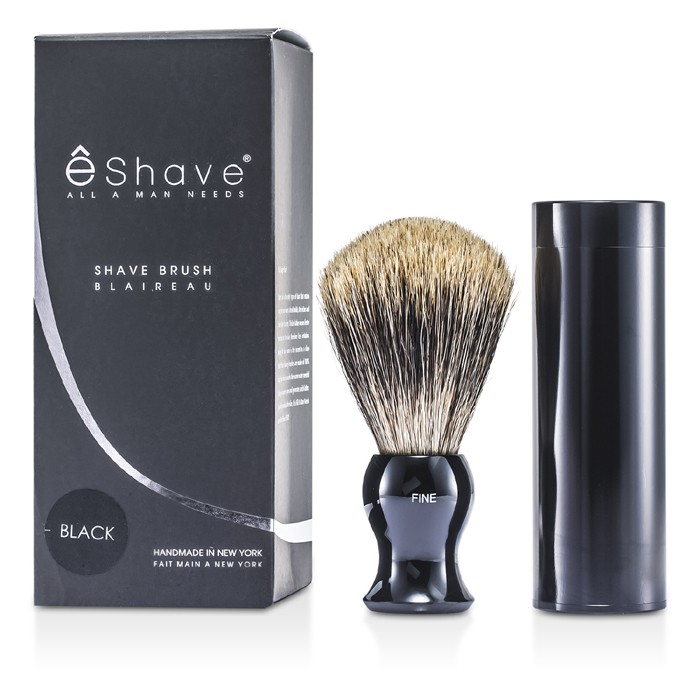 Дорожная расческа для бритья Eshave из бобрового волоса с футляром 1 шт.