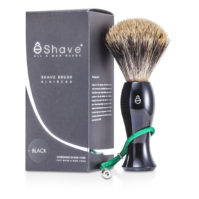 Кисть для бритья Eshave из бобрового волоса для комфортного и гладкого бритья 1 шт.