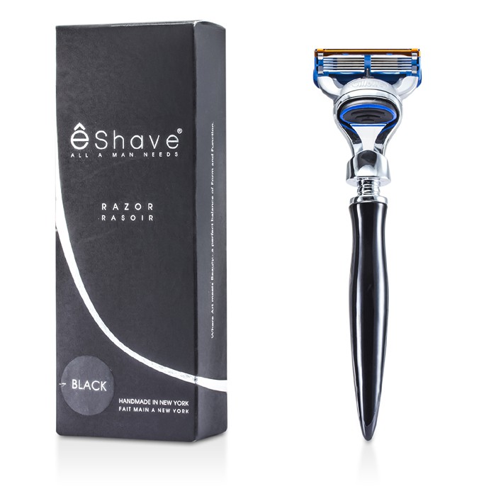 Бритва Eshave 5 лезвий для гладкого бритья, совместима с Gillette® Fusion™, черная, 1 шт.