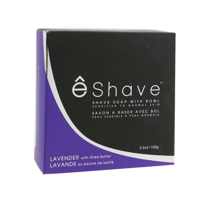 Кремообразное мыло для бритья Eshave с лавандой, 100 г — для мягкого и увлажняющего бритья кожей.