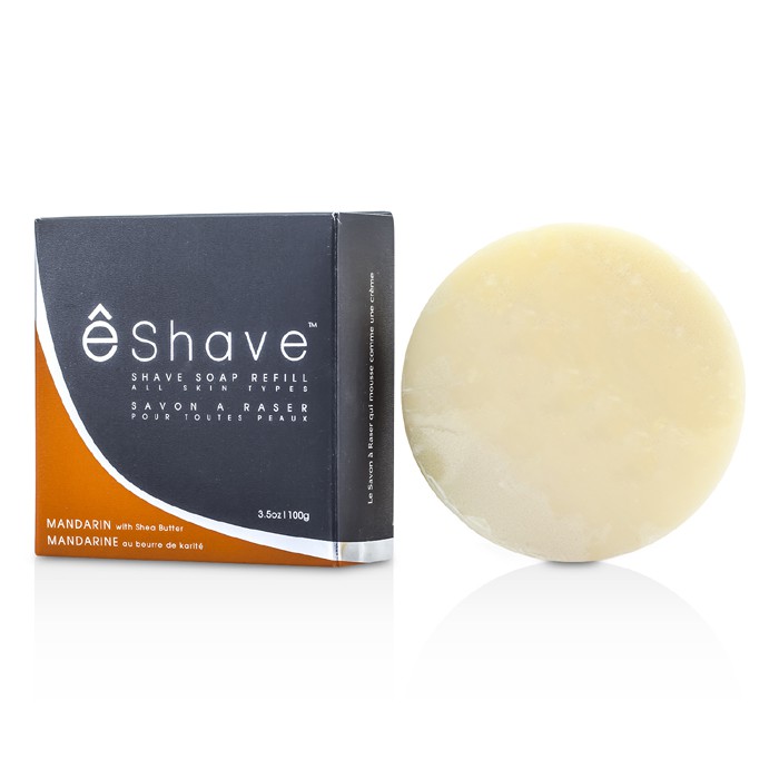Мыло для бритья Eshave с мандарином, 100 г – увлажняющая формула для комфортного бритья всех типов кожи