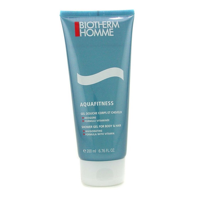 Гель для душа Biotherm Homme Aqua Fitness для тела и волос с увлажняющим эффектом, 200 мл