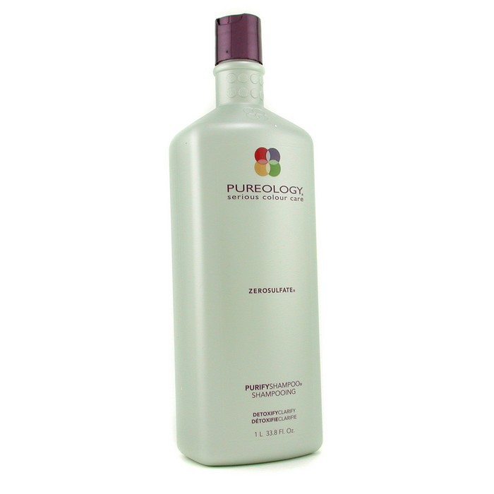 Шампунь очищающий Pureology с формулой ZeroSulfate для окрашенных волос, 1000 мл