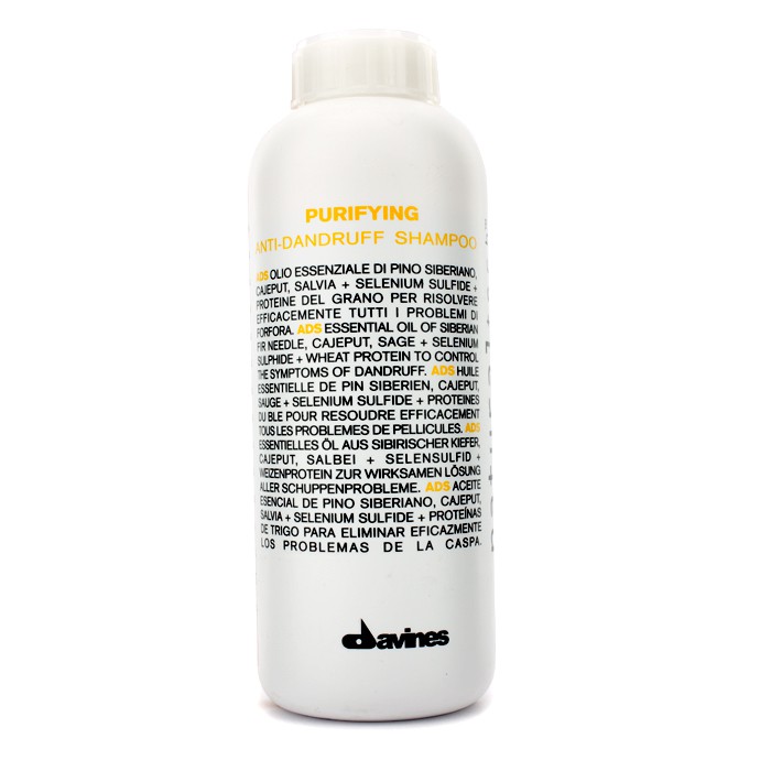 Шампунь Davines Natural Tech с эфирными маслами для борьбы с перхотью и здоровья кожи головы 1000 мл