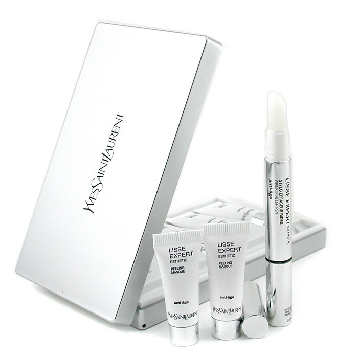 Набор масок и карандаш для заполнения морщин Yves Saint Laurent Lisse Expert, 6 шт.