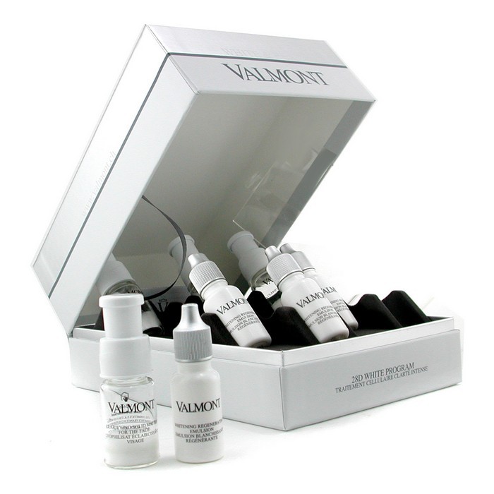 Набор для ухода за кожей Valmont White & Blanc с тройной ДНК и витамином C, 8 шт.