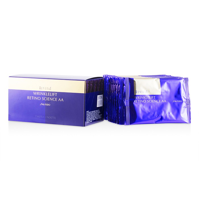 Маска для кожи вокруг глаз с ретинолом Shiseido Revital, 12 пар