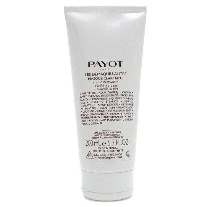 Payot очищающая маска с абсорбирующими глинами для лица, 200 мл