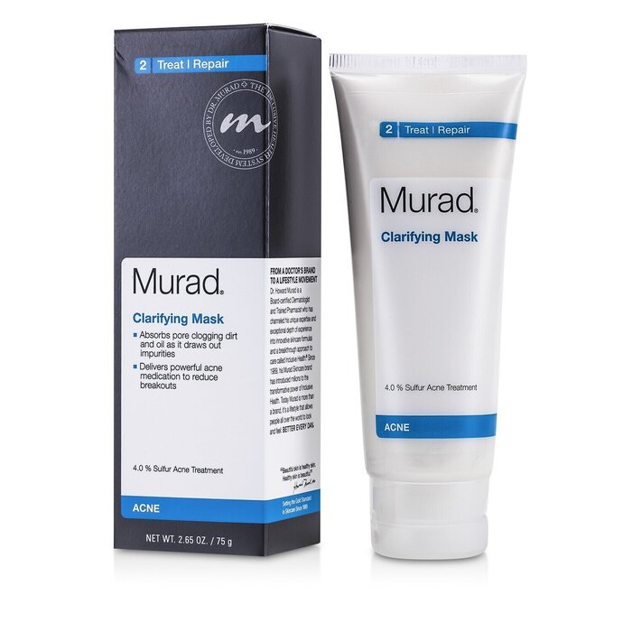 Маска для очищения кожи с серебром и цинком 75 г Murad