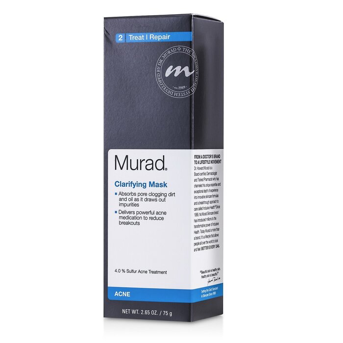 Маска для очищения кожи с серебром и цинком 75 г Murad