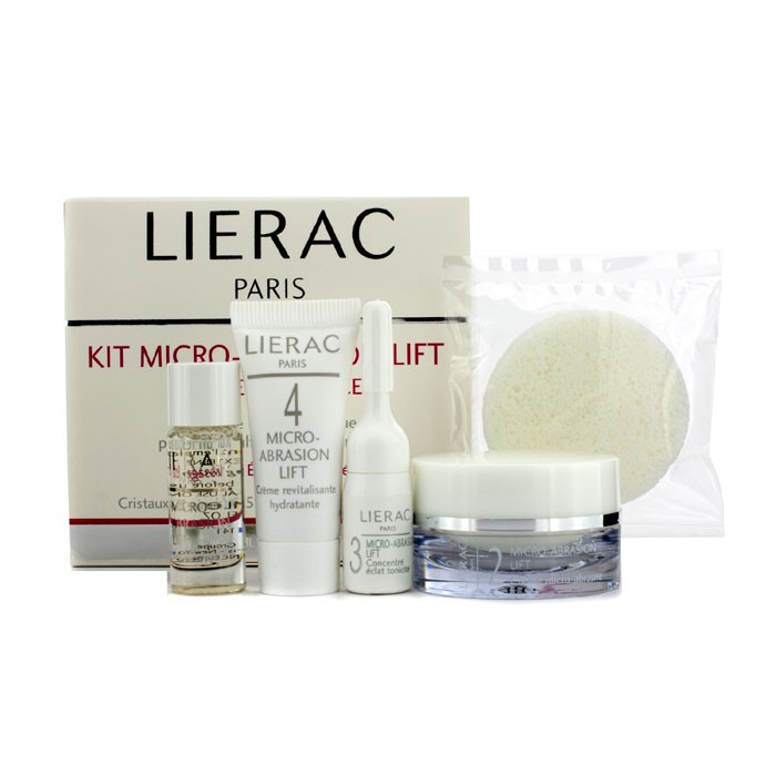 Lierac набор для лифтинга и микроабразии: лосьон, крем, концентрат, увлажняющий крем, 4 шт.