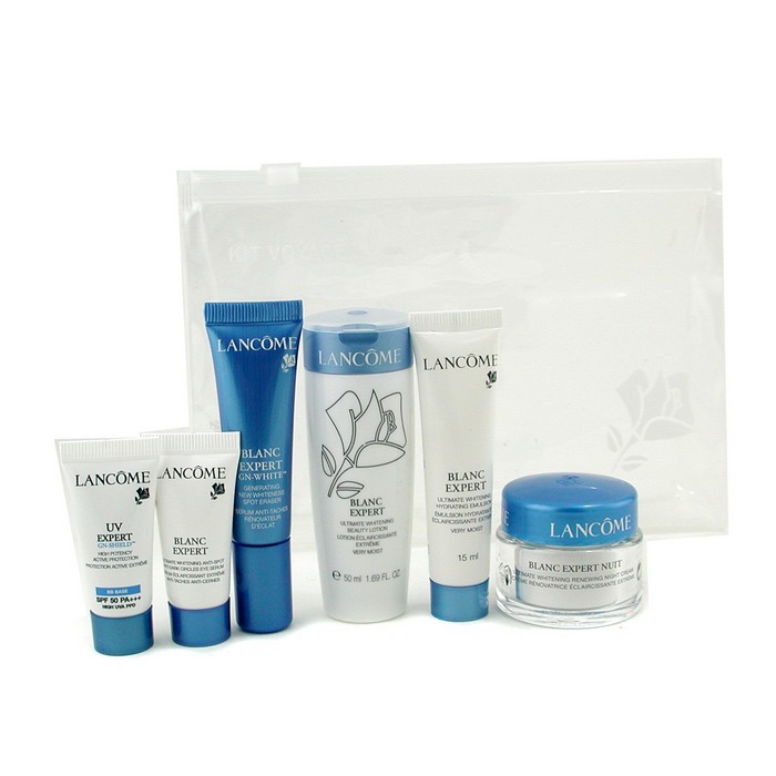 Комплект для ухода за кожей Lancome Blanc Expert: лосьон, эмульсия, ночной крем, сыворотка для глаз, корректор и солнцезащитный крем (6 шт.)