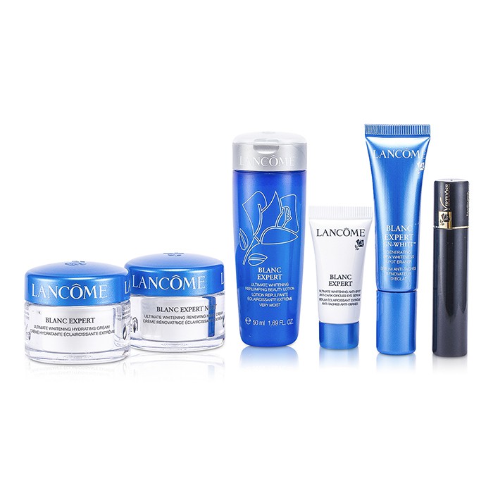 Набор для ухода за кожей Lancome Blanc Expert (Крем, Ночной крем, Сыворотка, Средство от пятен, Тушь) 6 шт.