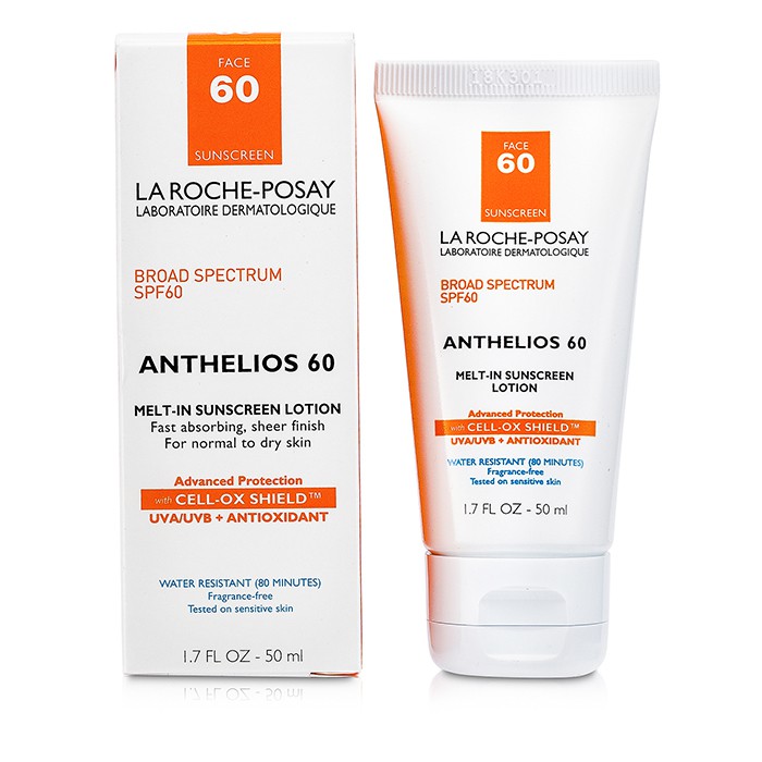 Солнцезащитное молочко La Roche Posay Anthelios 60 для лица и тела с SPF 60, 50 мл