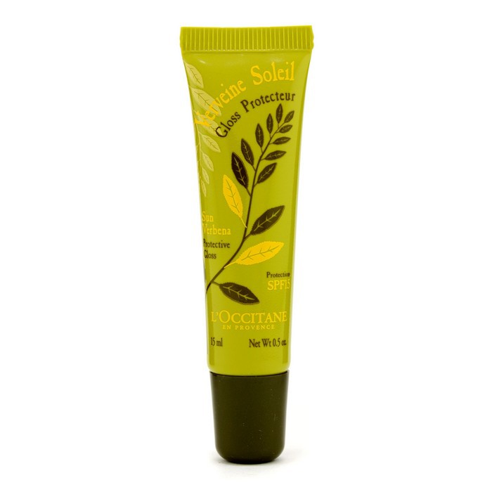 Блеск для губ L'Occitane с экстрактом вербены и SPF 15, 15 мл