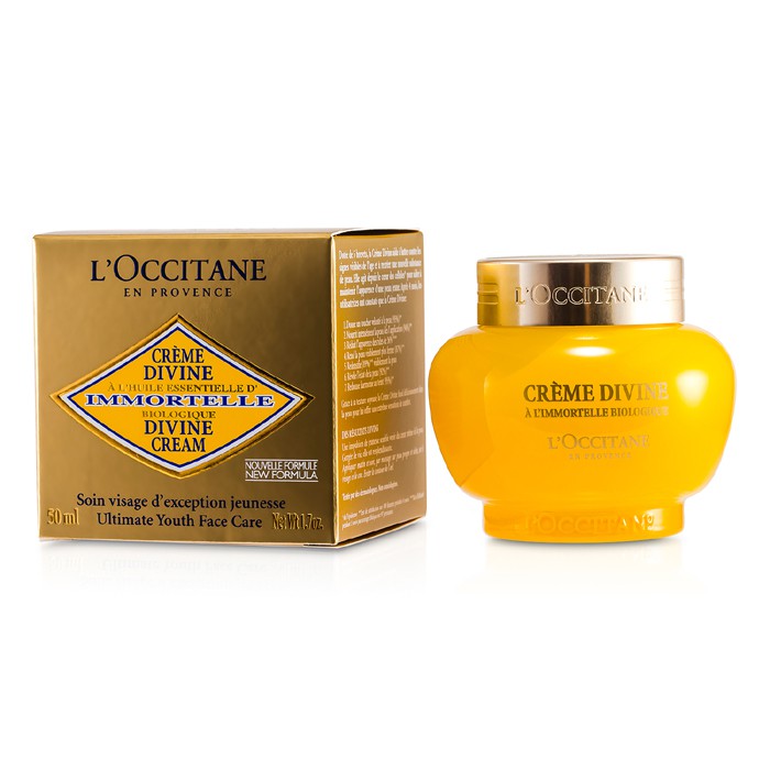 Крем для лица L'Occitane с бессмертником и миртом, 50 мл, антивозрастной, для упругости и сияния кожи