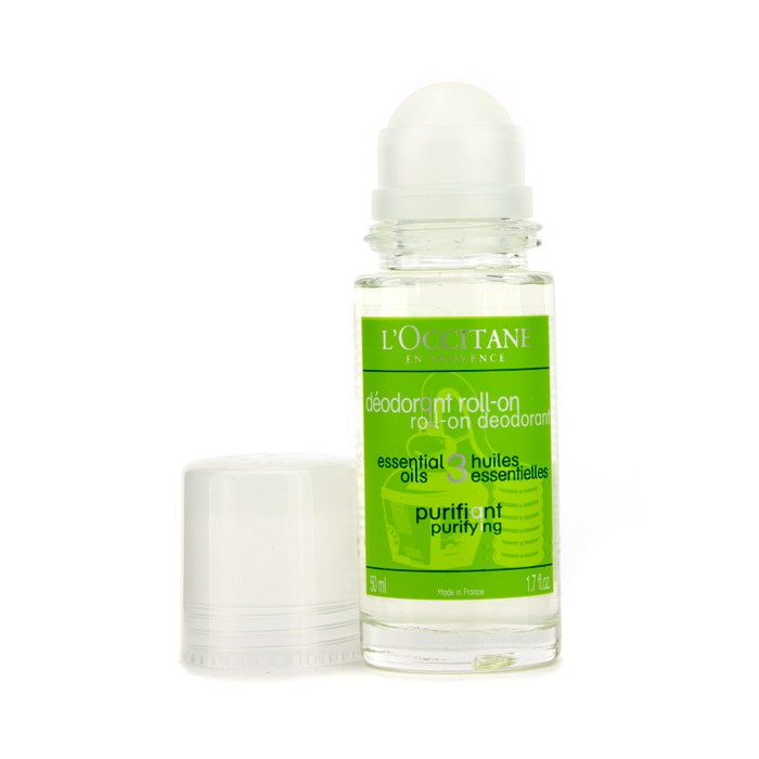 Дезодорант в ролике L'Occitane с эфирными маслами, 50 г для свежести и уверенности на весь день