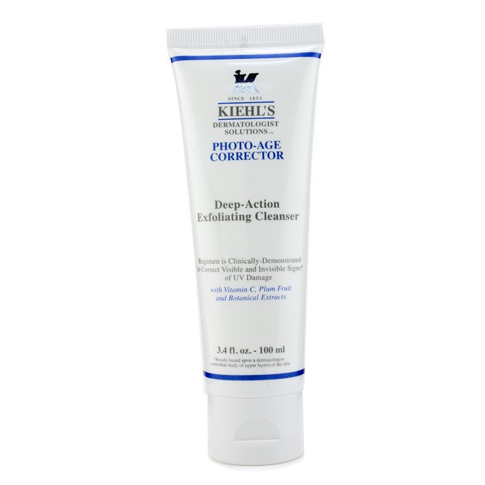 Кремовый очищающий гель Kiehl's с витамином C для глубокого очищения и отшелушивания, 100 мл