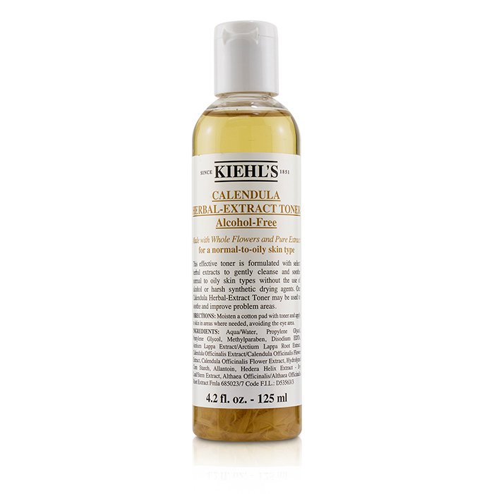 Тоник для лица Kiehl's с экстрактом календулы без спирта, 125 мл для нормальной и жирной кожи
