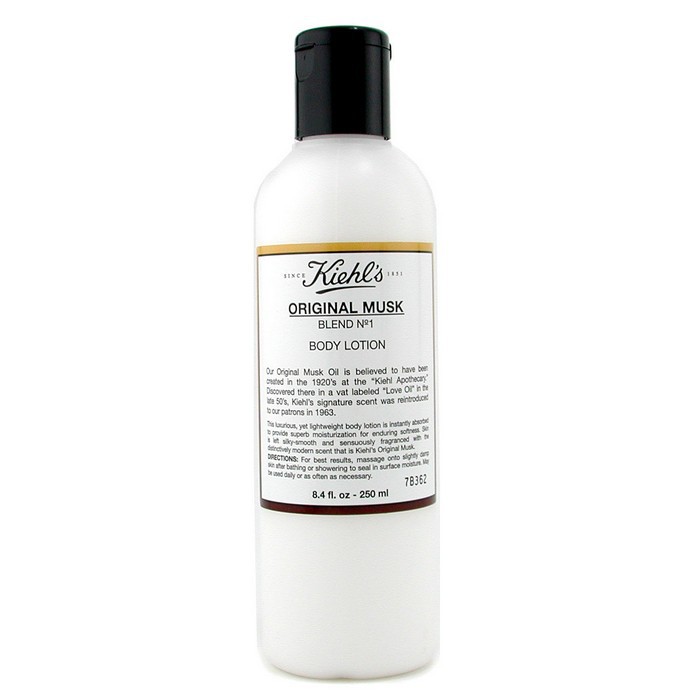 Молочко для тела Kiehl's с мускусом, 250 мл — интенсивное увлажнение и гладкость для нормальной и сухой кожи