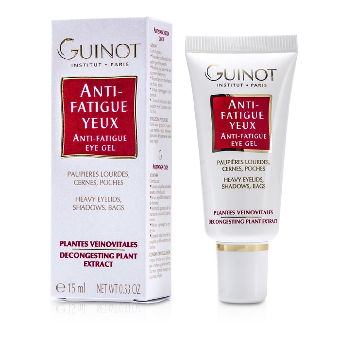 Гель для глаз Guinot с эффектом свежести и борьбы с отечностью, 15 мл