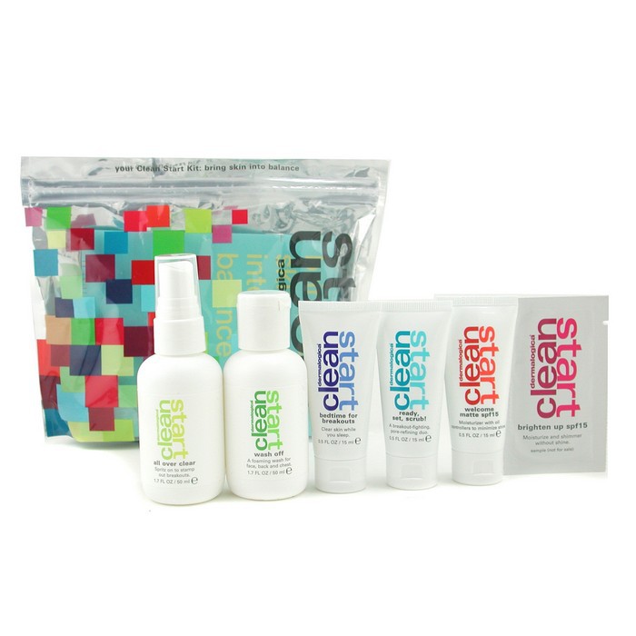 Набор для ухода за проблемной кожей Dermalogica Clean Start Kit, 5 продуктов с салициловой кислотой