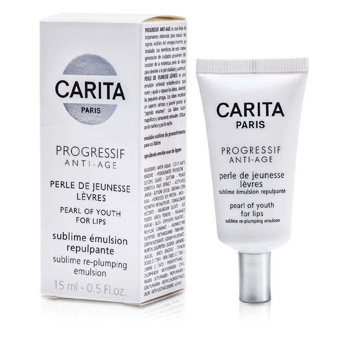 Carita эмульсия для губ с анти-aging эффектом и объёмным пептидом, 15 мл