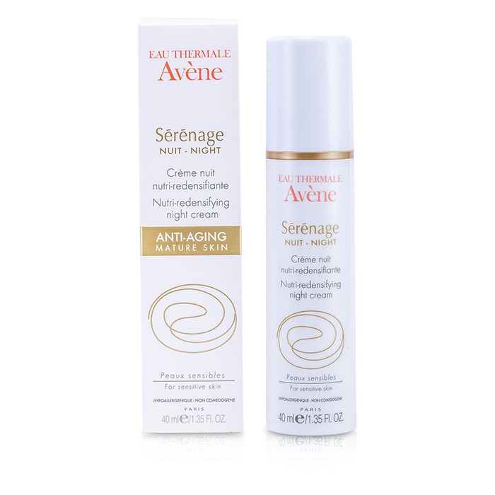 Ночной крем для лица Avene с аргинином, восстановление и регенерация, 40 мл