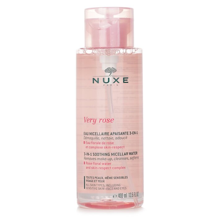 Мицеллярная вода с экстрактом розы для лица Nuxe Very Rose, 400 мл