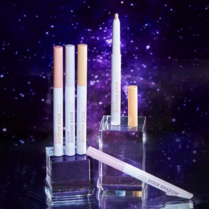 Тени для век I'M MEME Stick Shadow Glitter с блестками, 4 г, оттенок Летний Фиолетовый