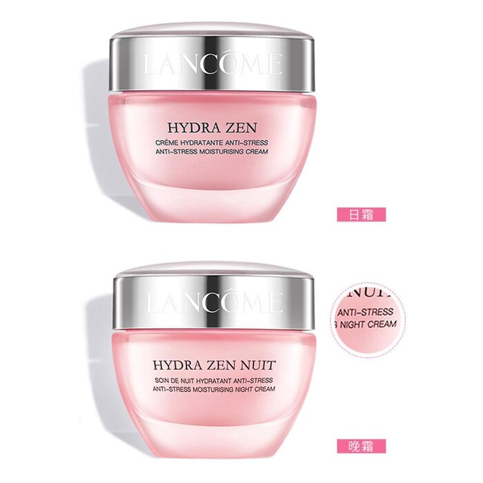 Кремы для лица Lancome Hydra Zen: увлажняющий дневной и питательный ночной, 50 мл + 50 мл