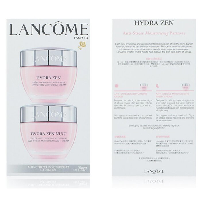Кремы для лица Lancome Hydra Zen: увлажняющий дневной и питательный ночной, 50 мл + 50 мл