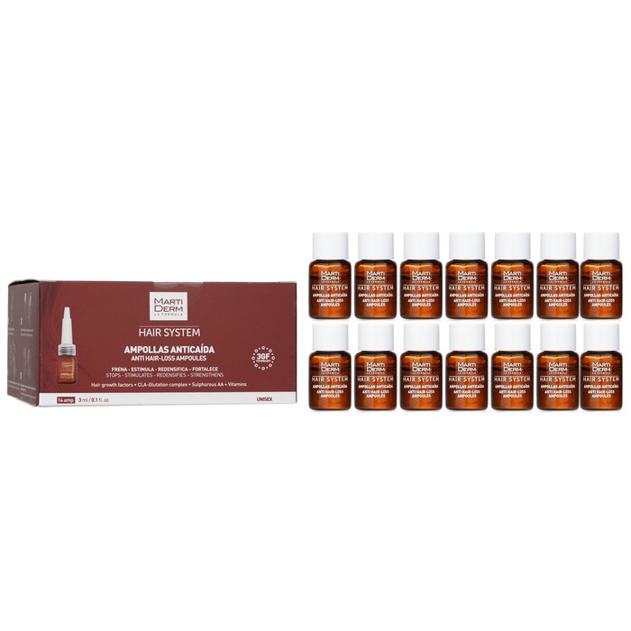 Hair System Anti Hair-Loss Ampoules 14 Ampoulesx3ml