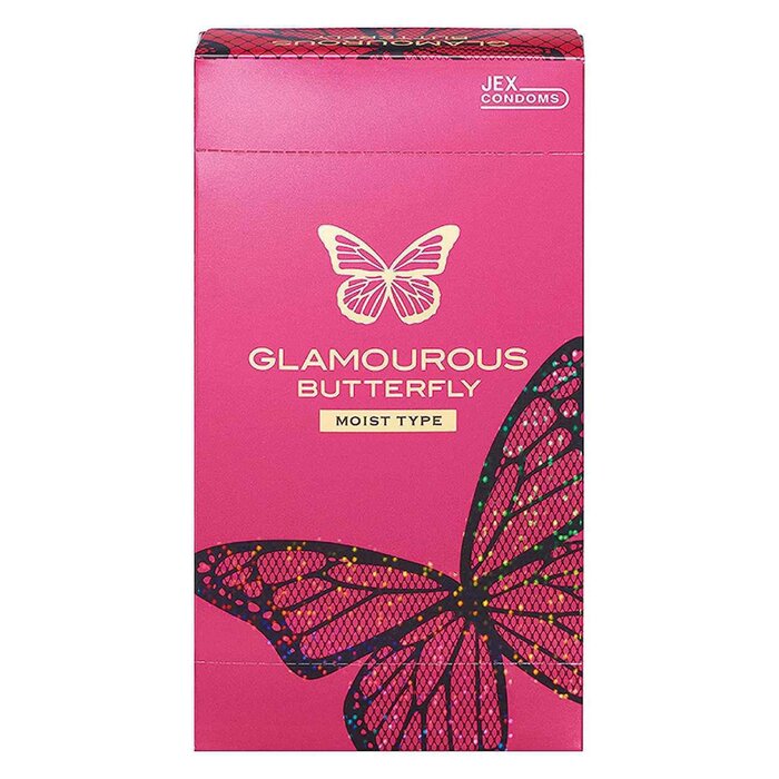 Презервативы Jex Glamorous Butterfly с увлажняющим гелем и коллагеном, 12 шт.