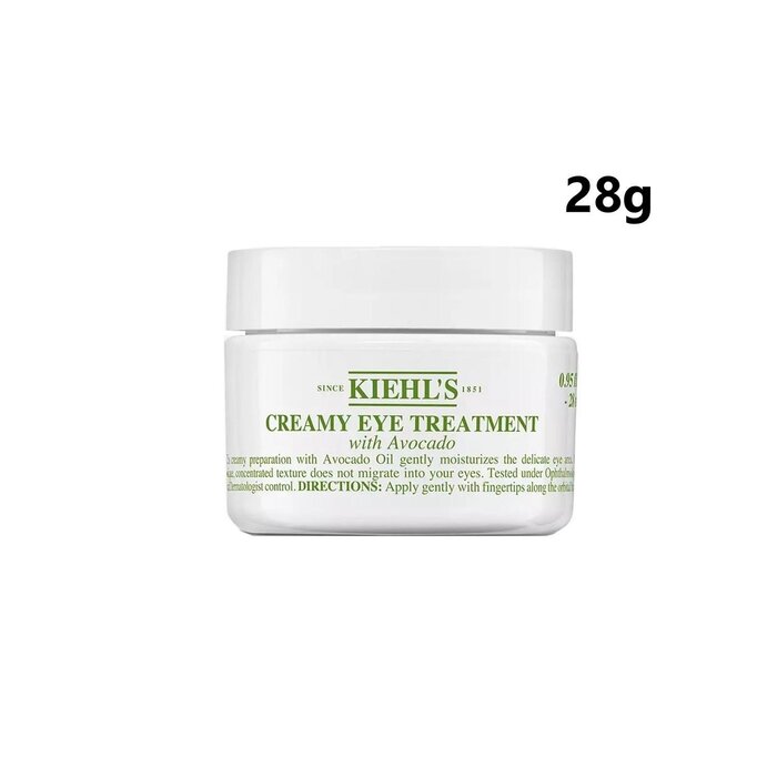 Крем для области вокруг глаз с авокадо Kiehl's, 28 г — увлажнение и уменьшение отечности